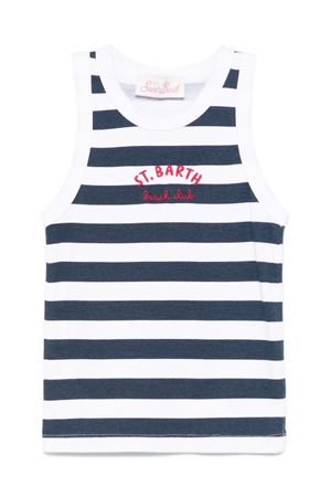 top in cotone blu SAINT BARTH KIDS | BLUE00201600H